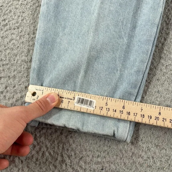 Vintage 70s Womens Pleated Jeans Suspender High Waist Fits 26x28 USA RARE *Read - Picture 7 of 15